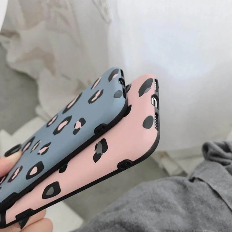 Cute Leopard Design Colorful Soft Iphone Cases - Image 3