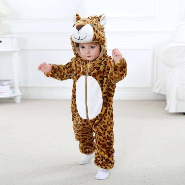 Leopard Costume Hoodie for Baby - Image 2