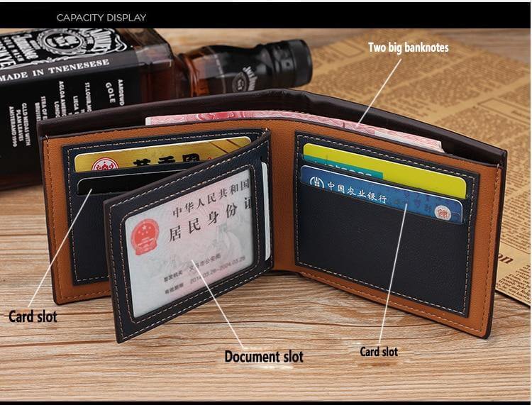Luxury Slim Leather Men Wallet - Image 2