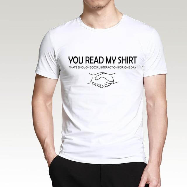 You read my t-shirt Funny T-shirt - Image 2