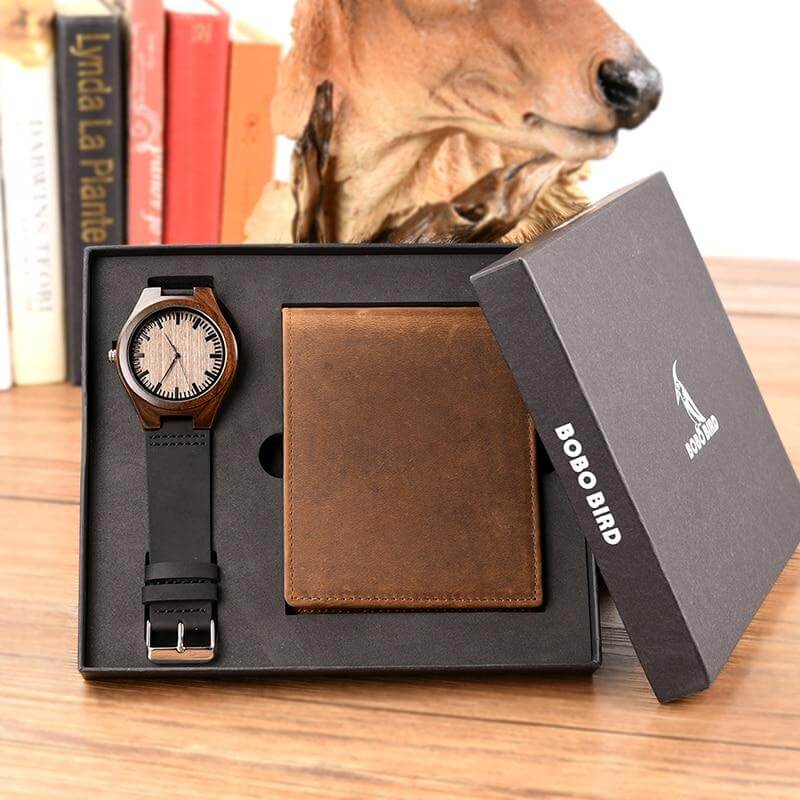 Personalized Men Watch and Wallet Gift Set - Image 3