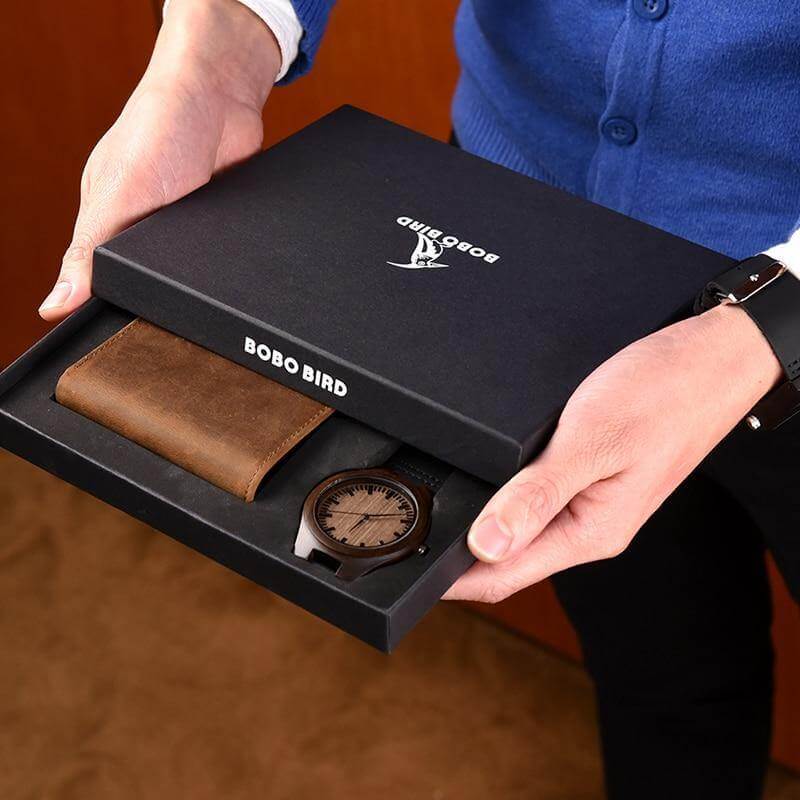Personalized Men Watch and Wallet Gift Set - Image 2