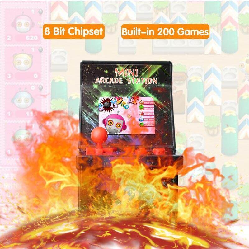 8-Bit Mini Arcade Games WITH Built-in 200 Classic Games - Image 2