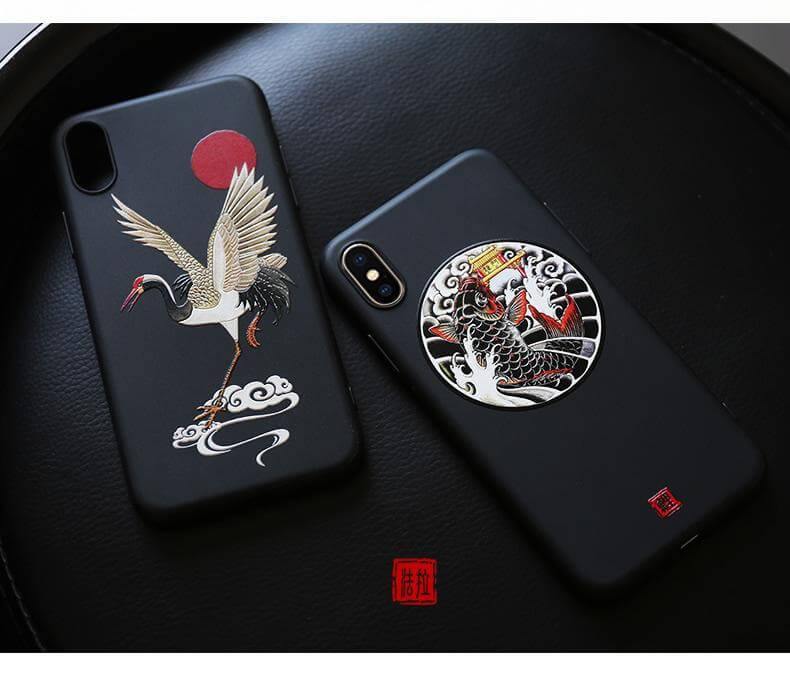 3D Giant Japanese Art iPhone Cases - Image 1