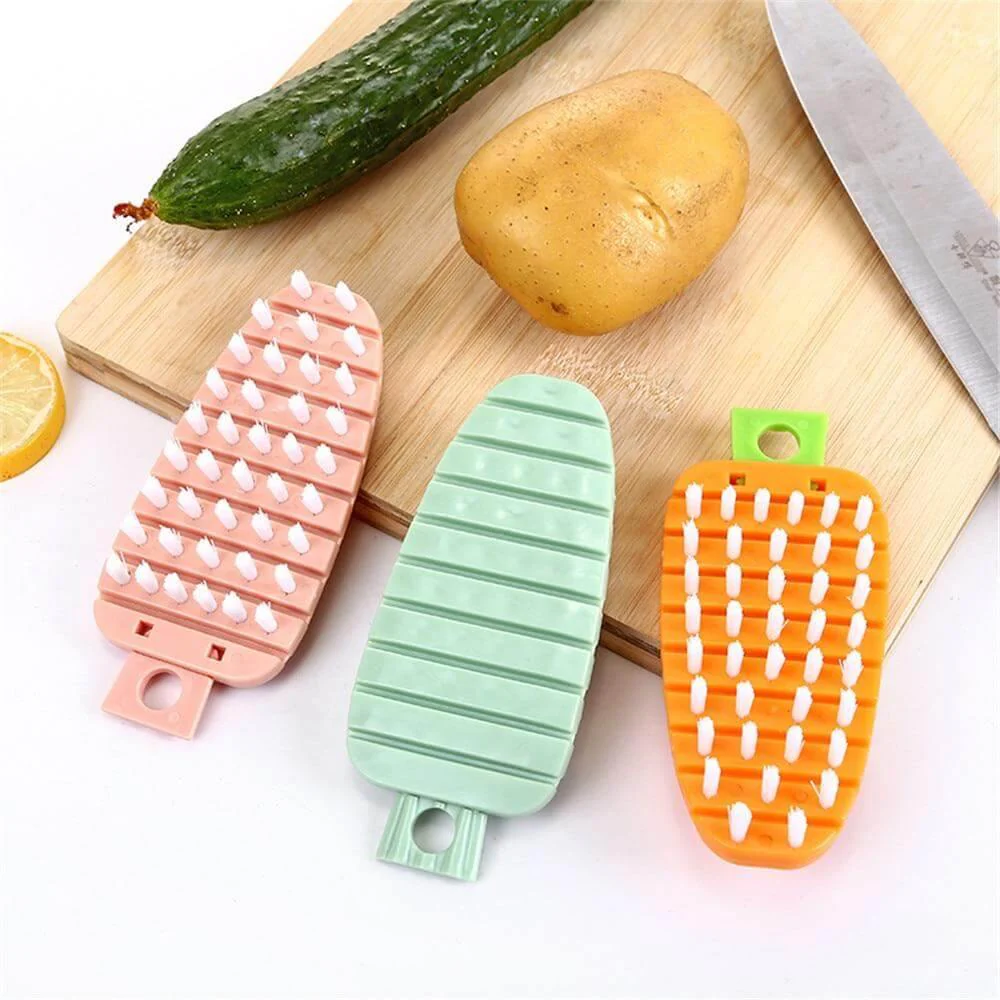 Fruit and Vegetable Washing Sponge Scrubber - Image 1