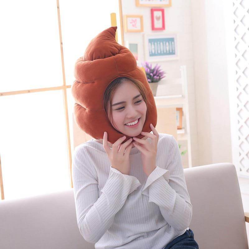 Poop Head Plush Pillow - Image 2