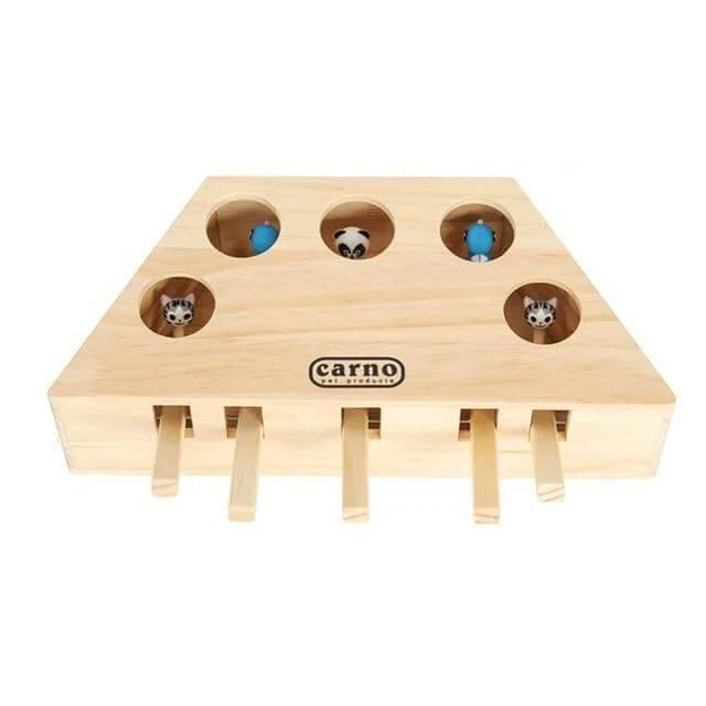 Interactive Catch Mouse Game Machine Tease Cat Toys - Image 2