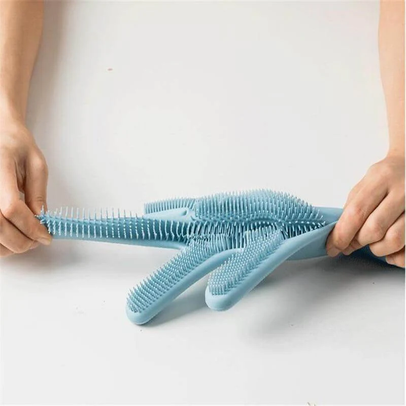 Non-Slip Magic Silicone Cleaning Gloves - Image 3