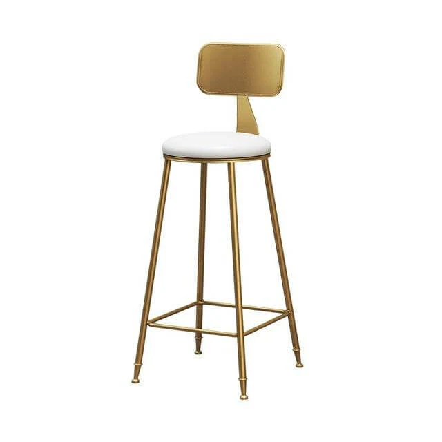 Nordic Modern Iron Bar Stool - Image 3