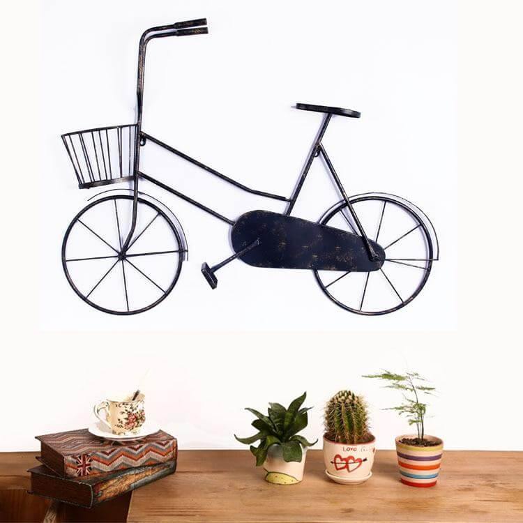 Vintage Iron Retro Bicycle Home Decor - Image 3