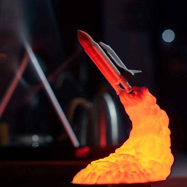 3D Print Space Shuttle Night  Lamp - Image 2