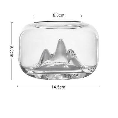 Creative Transparent Snow Mountain Fish Aquariums - Image 2