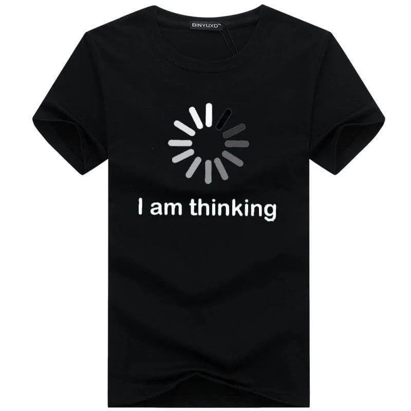 I am thinking Funny Tshirt - Image 2