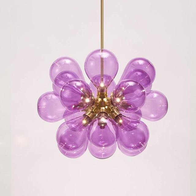 Glass Bubbly Parlor Pendant Lamp - Image 3