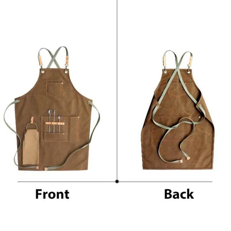 Vintage Leather Chef Apron - Image 3