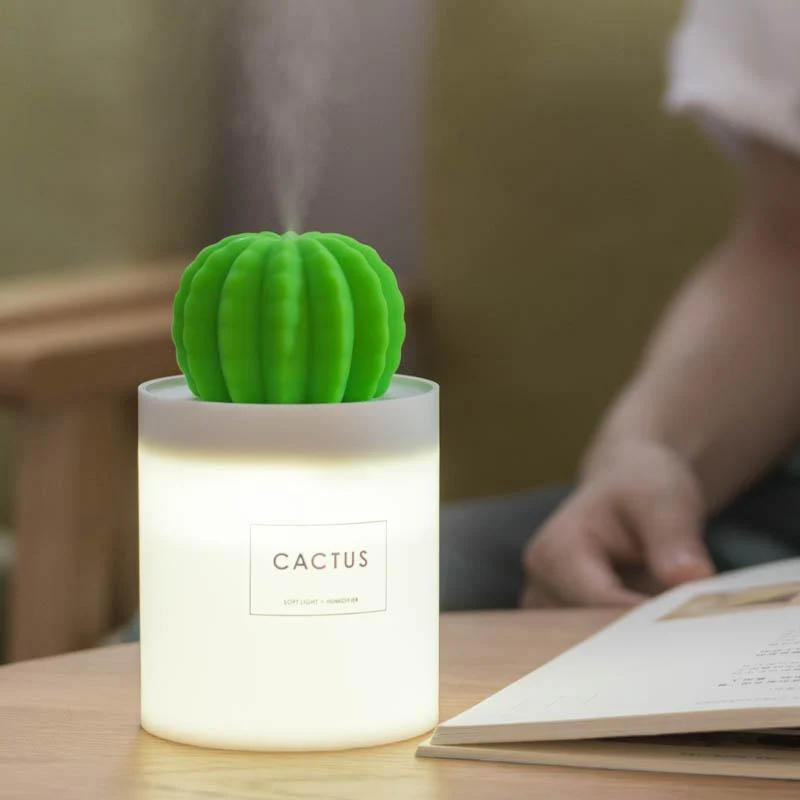 Cactus Ultrasonic Aromatherapy Humidifier - Image 2