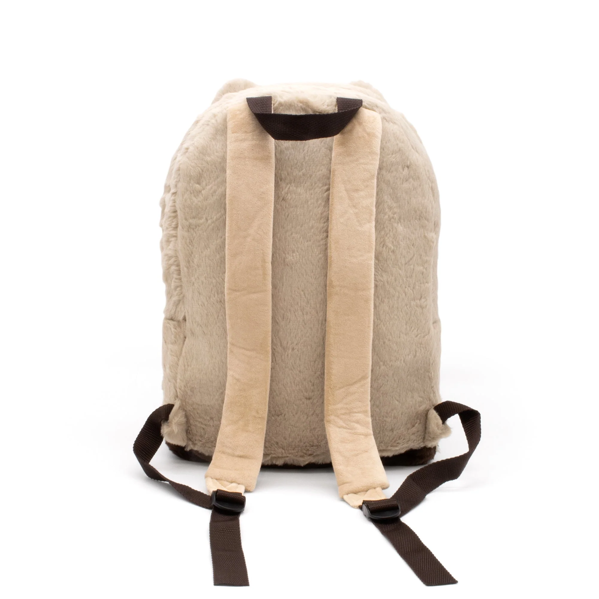 Pusheen The Cat Face Plush Backpack Bag with Front Pocket - Image 2