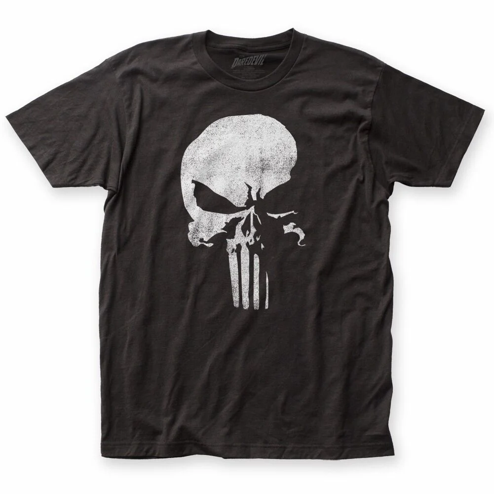 Punisher New Logo Marvel Comics Adult T-Shirt - Image 1