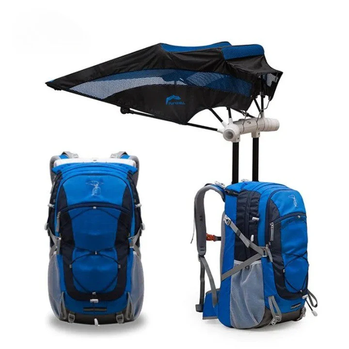 2in1 Built-in Sun Umbrella Backpack - Image 2