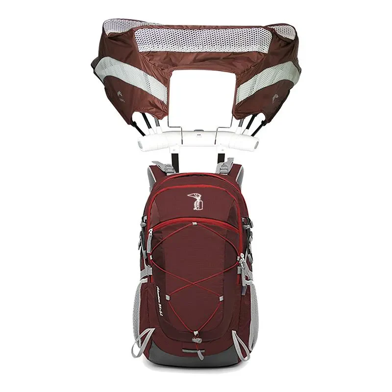 2in1 Built-in Sun Umbrella Backpack - Image 3