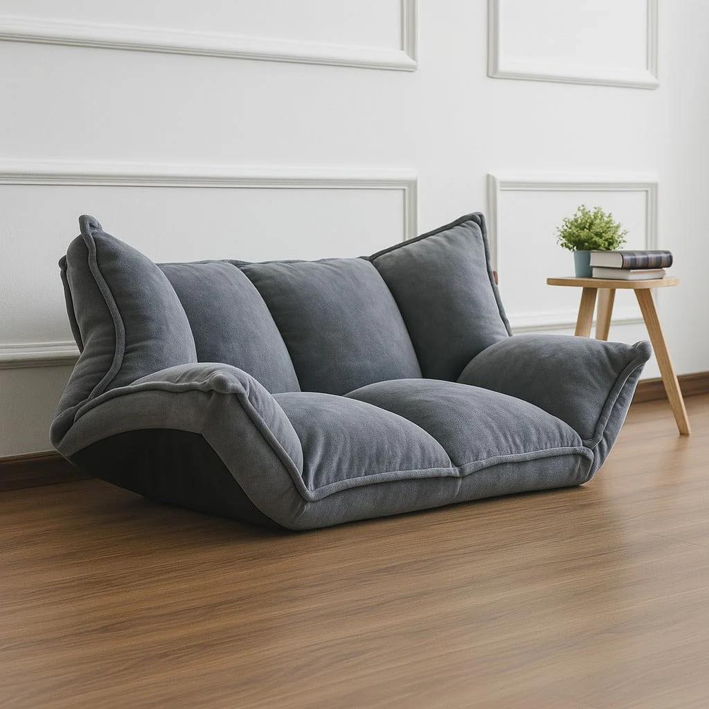 Modern Floor Reclining Japanese Futon Sofa Bed - Image 2