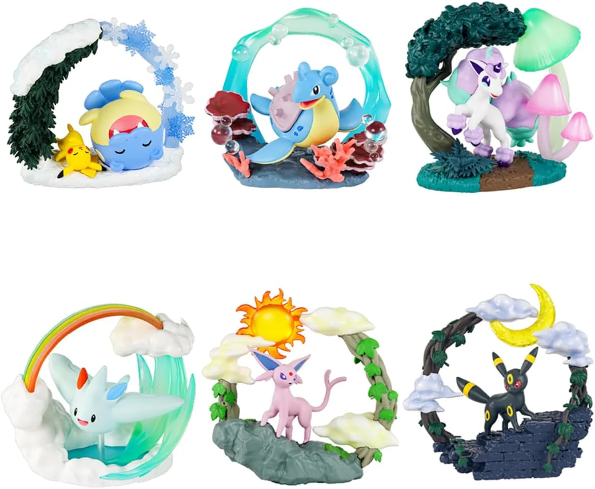 Re-ment Pokemon Circular Diorama Collection One Mystery Box - Image 1