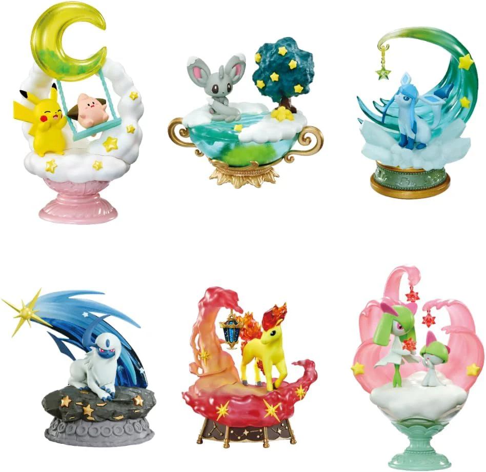 Re-ment Pokemon Starrium Series Dreamy Moonlit Night One Mystery Box - Image 1