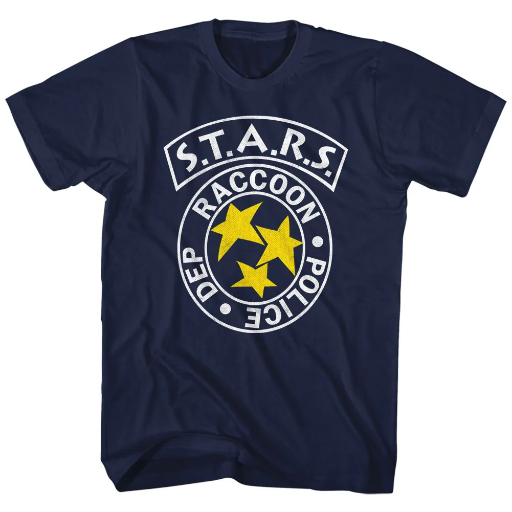 Resident Evil Stars Raccoon City Capcom Gamer Adult T-Shirt - Image 1