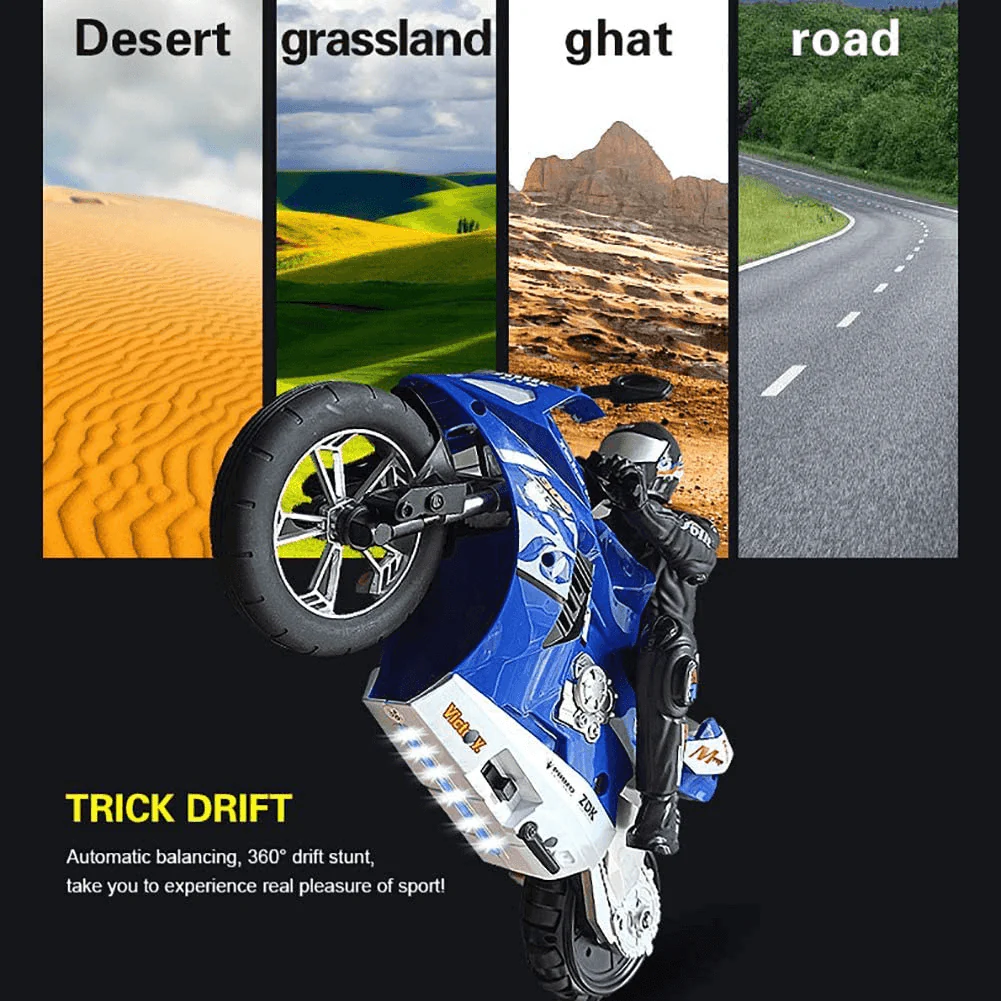 Self-Balancing Remote Control Motorcycle Toy - Image 1