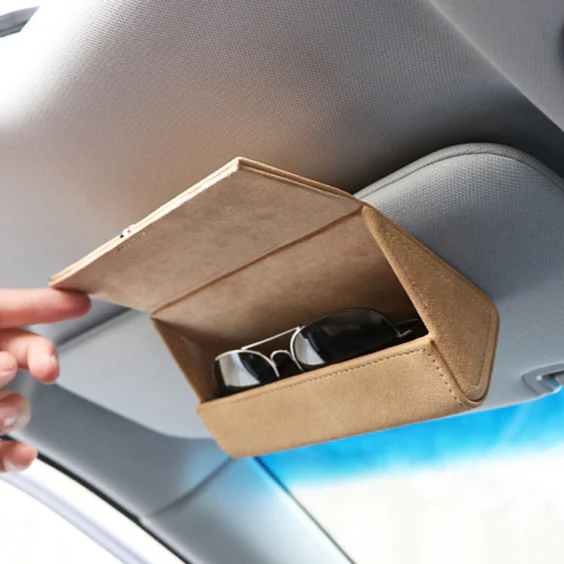 Universal Car Visor Magnetic Sunglasses Holder - Image 1