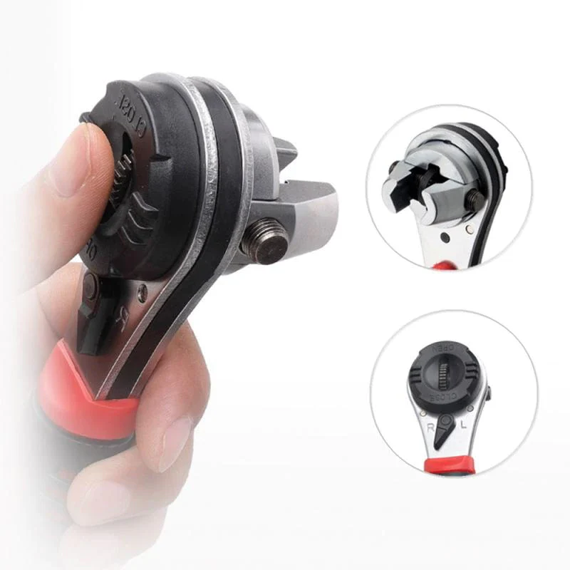 Universal Adjustable Non-Slip Ratchet Wrench Tool - Image 3