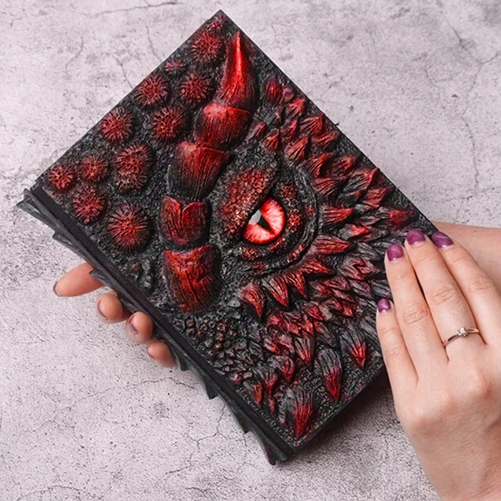 Vintage 3D Dragon Notebook - Image 2