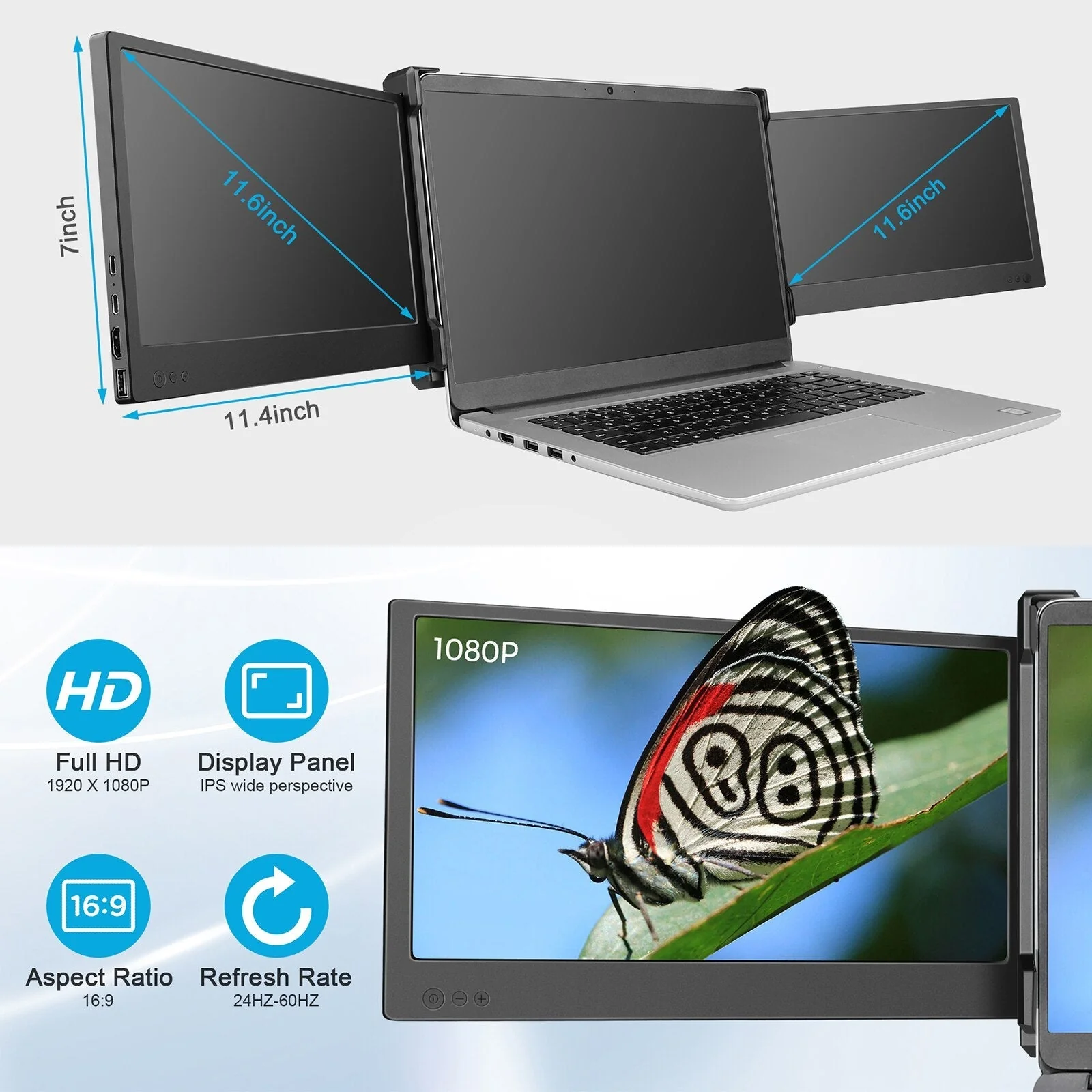 Smart Portable Laptop Monitor Extender - Image 2