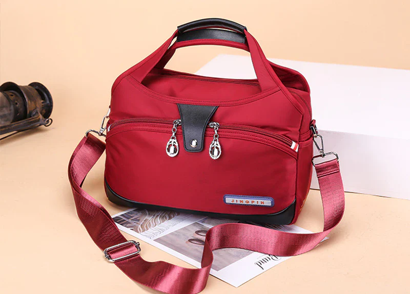 Stylish Large Capacity Waterproof Cross Body Bag - Image 3