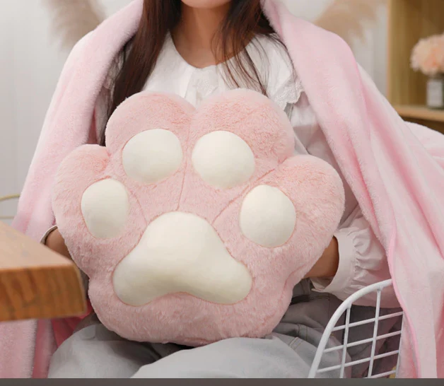 Fluffy Bear Paw Hand Warmer Pillow - Image 3