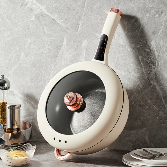 Easy Cooker Simple Electric Frying Pan - Image 2