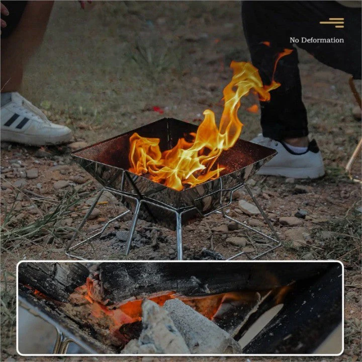 Camping Chef Stainless Steel Detachable Foldable Grill - Image 2