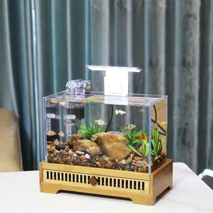 Mini Underwater Haven Desktop Aquarium - Image 1