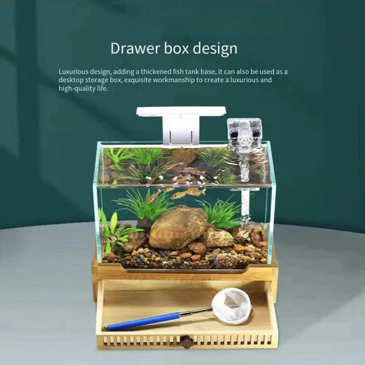 Mini Underwater Haven Desktop Aquarium - Image 2