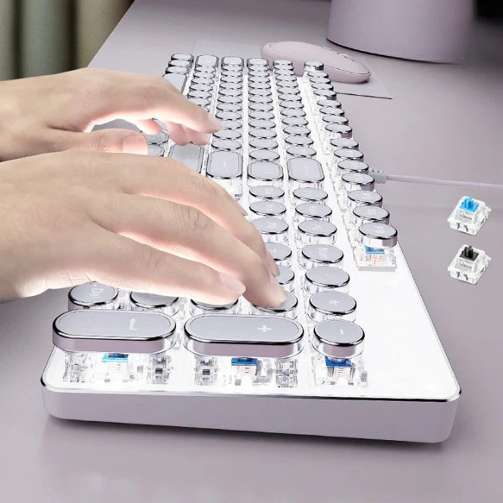 Type Mechanical Retro Press Keyboard - Image 3