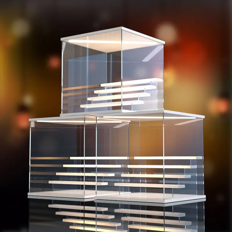 Simple Acrylic Lighted Display Box - Image 2
