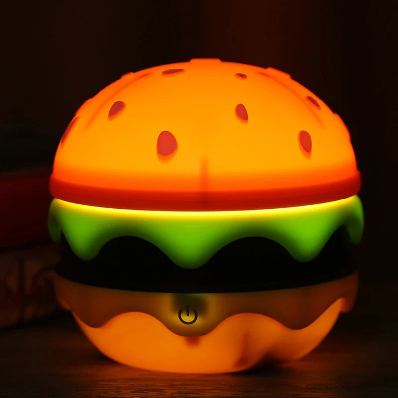 Foldable Wireless Unique Hamburger Table Lamp - Image 2