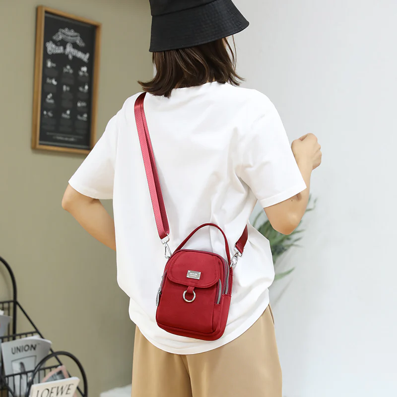 Leather Trendy Chic Women Messenger Bag - Image 2