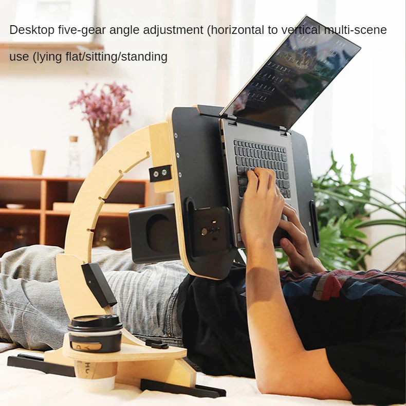 Adjustable Folding Laptop Bed Stand - Image 2