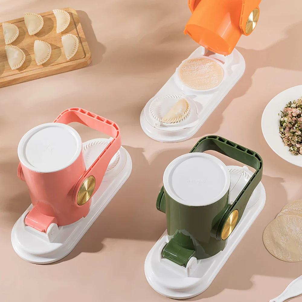 Dual-Function Dough Press Modelling Dumpling Maker Set - Image 1