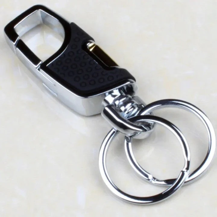 Sleek Twist Double Switch Keychain Clip - Image 2