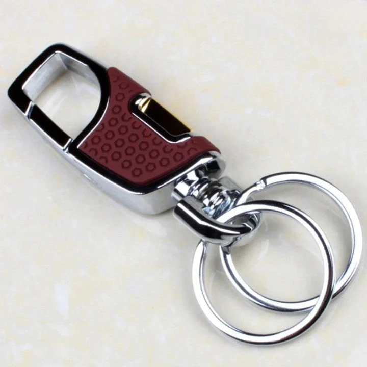 Sleek Twist Double Switch Keychain Clip - Image 3