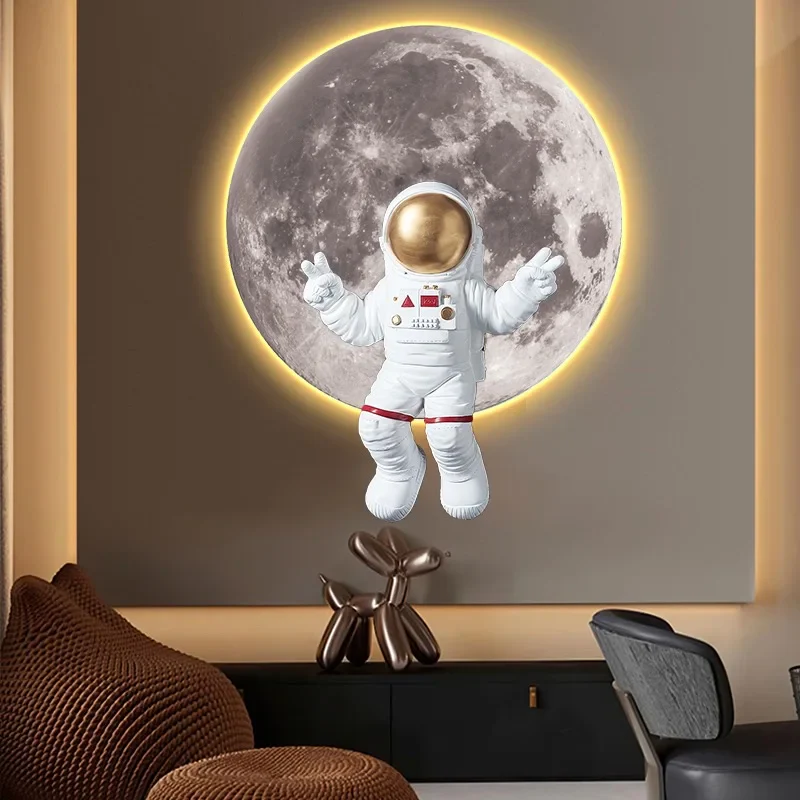 Dreamy Astronaut Wall Art Lamp - Image 3