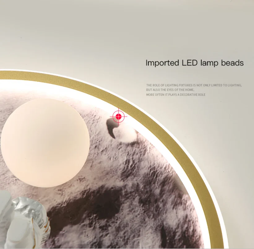 Dreamy Astronaut Lunar Light Led Ceiling Lamps - Image 2