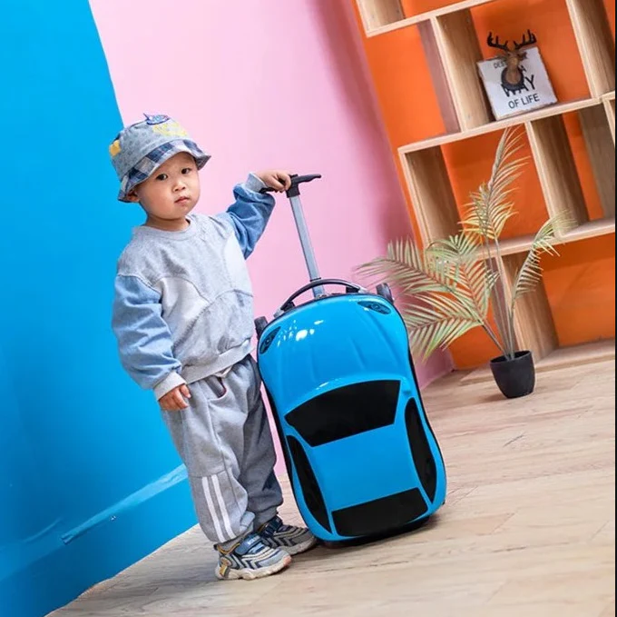 3D Car Mini Explorer Kids Luggage - Image 2